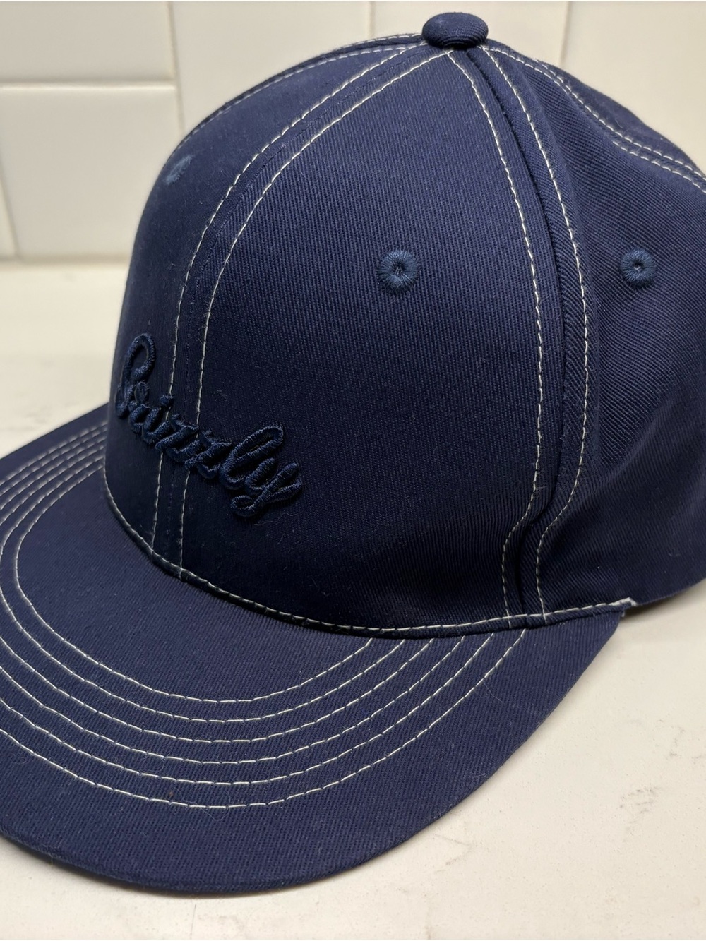 Grizzly Griptape Snapback Hat Navy Blue Skate Cap One Size